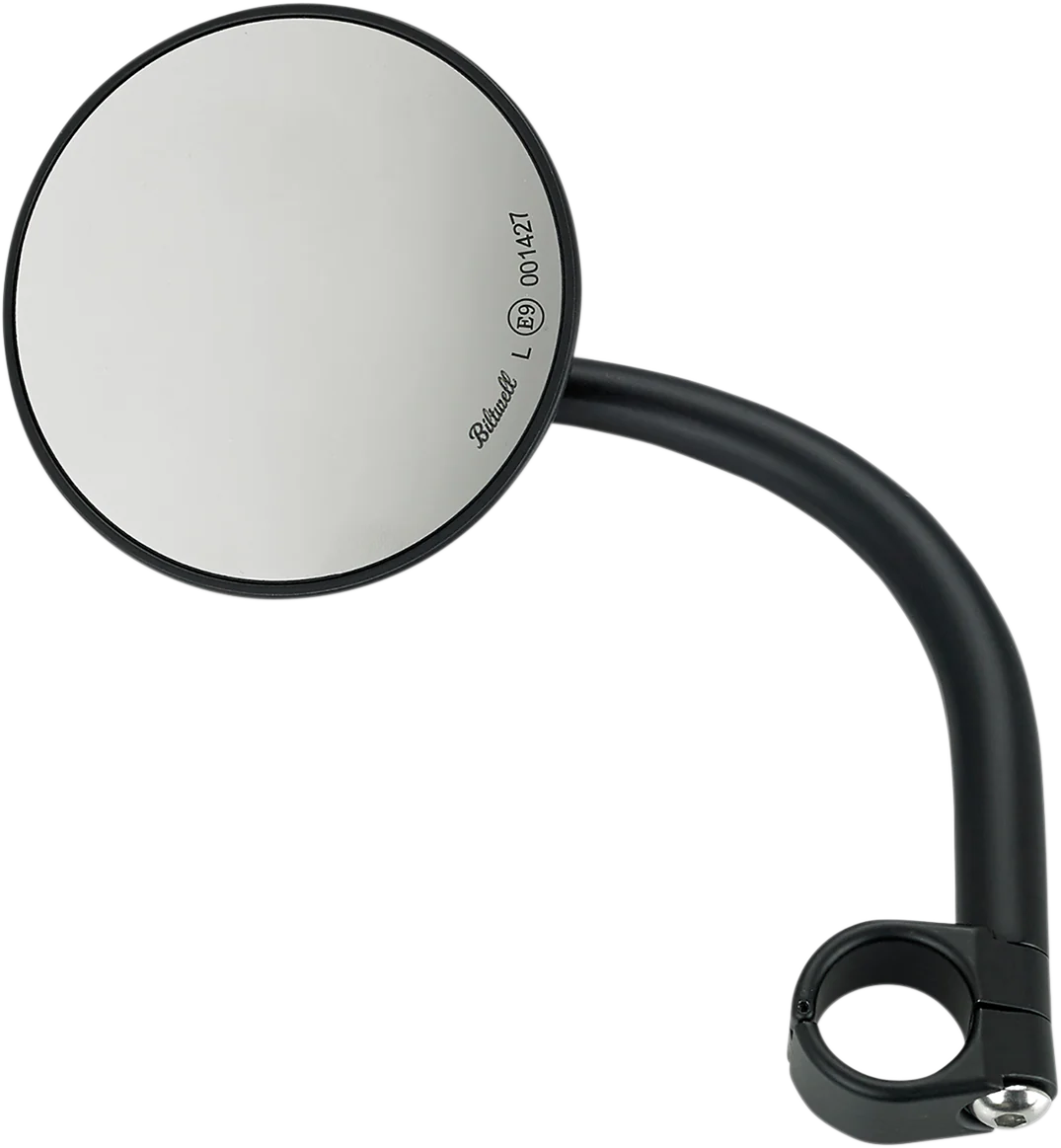 BILTWELL Mirror - Utility - Side View - Round - Clamp-On - Black - 1" 6503-501-131