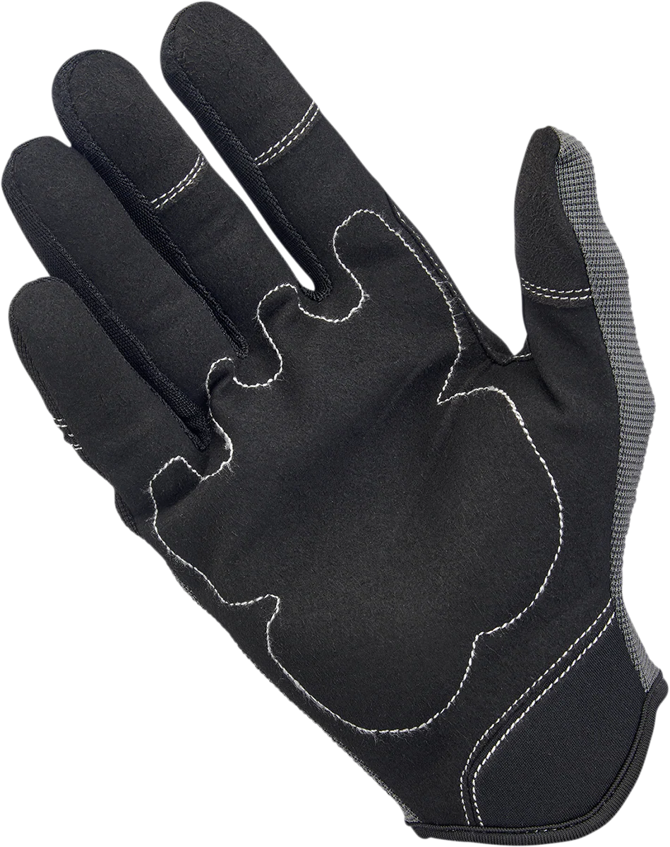BILTWELL Moto Gloves - Gray/Black - Medium 1501-1101-003 - Image 2