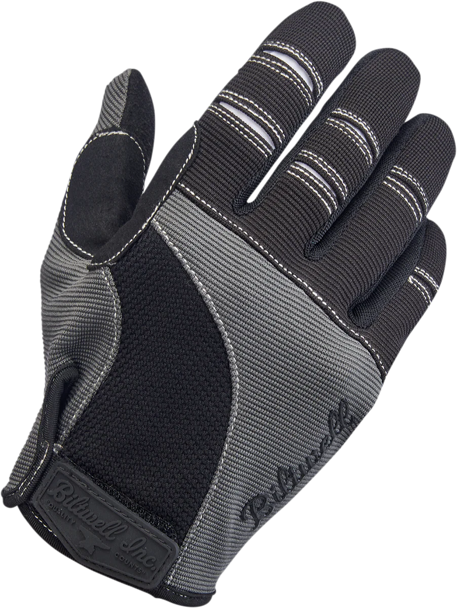 BILTWELL Moto Gloves - Gray/Black - XS 1501-1101-001