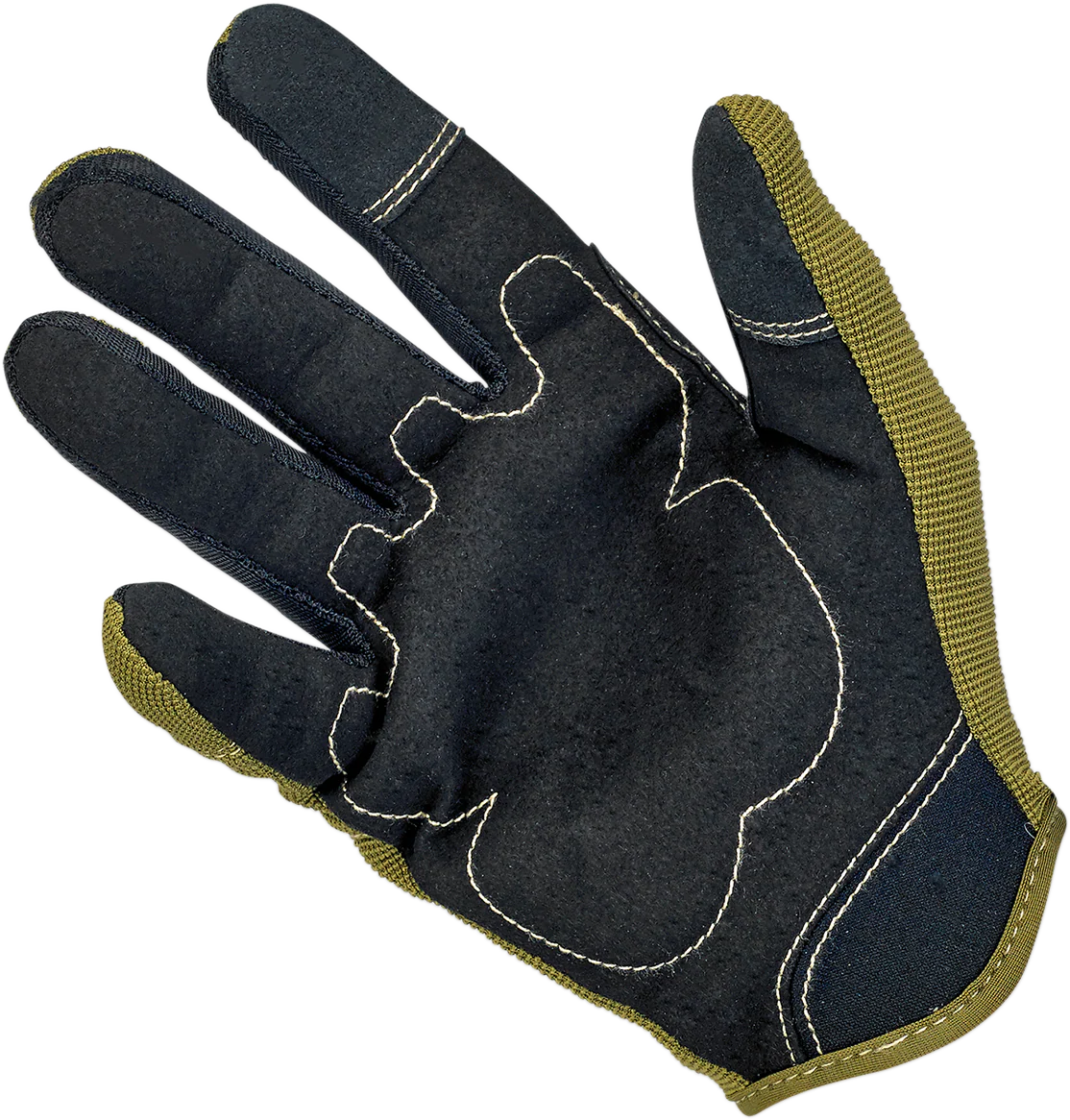 BILTWELL Moto Gloves - Olive/Black - 2XL 1501-0309-006 - Image 2