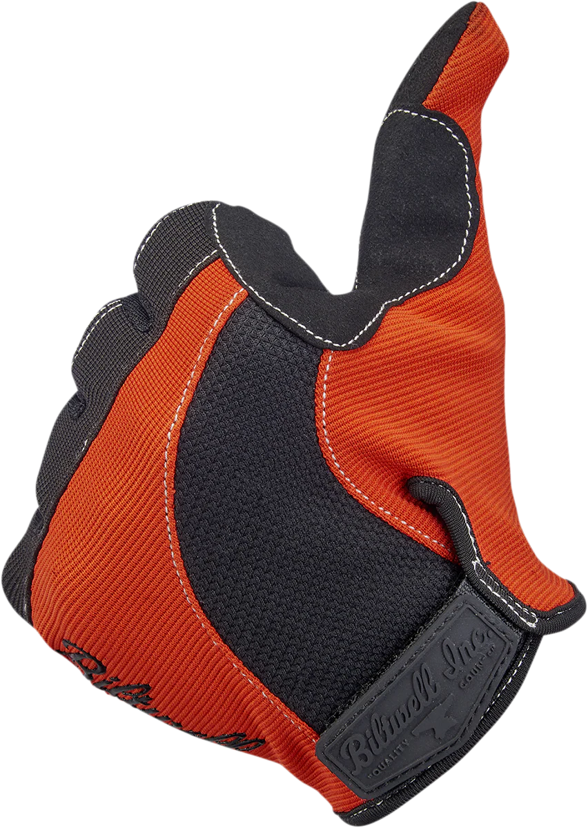 BILTWELL Moto Gloves - Orange/Black - XL 1501-0106-005 - Image 2