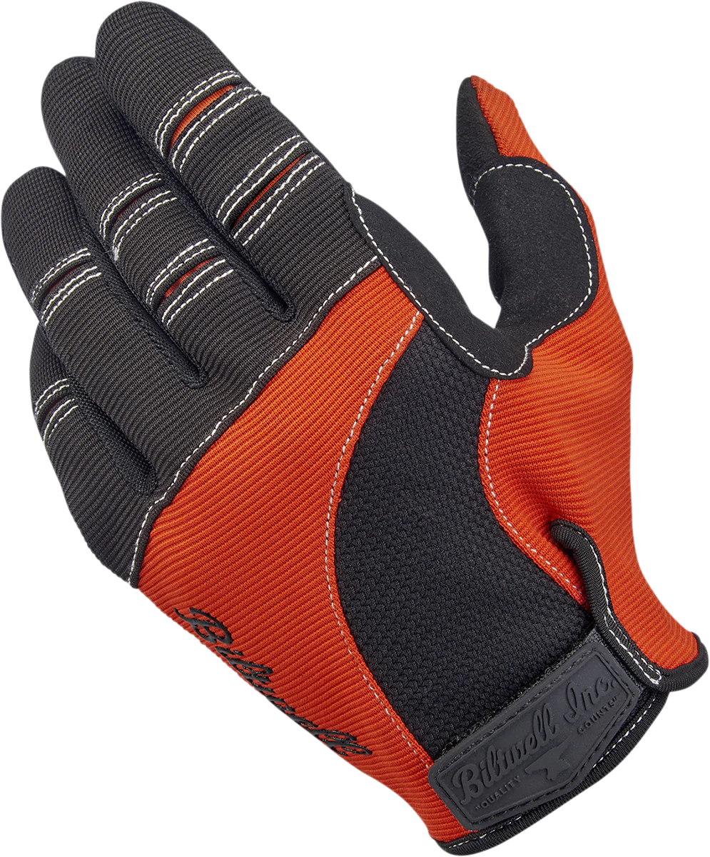 BILTWELL Moto Gloves - Orange/Black - XL 1501-0106-005 - Image 4