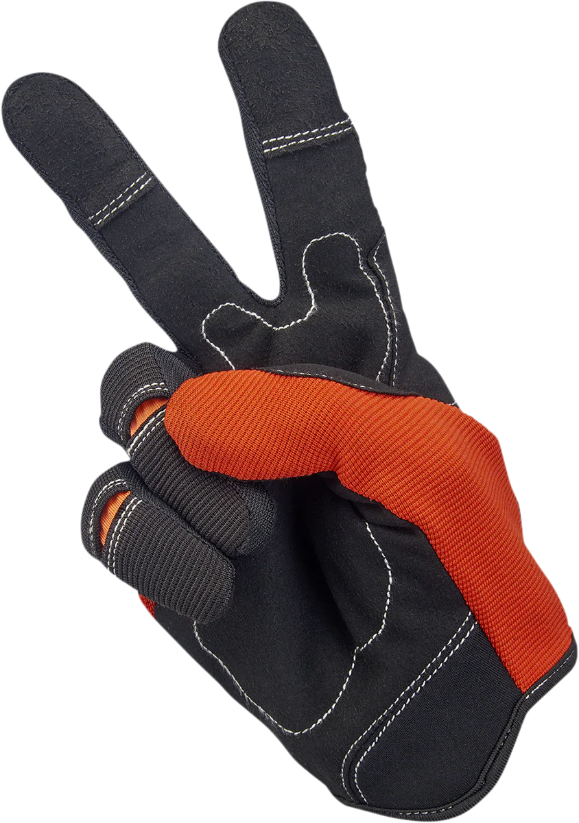 BILTWELL Moto Gloves - Orange/Black - XL 1501-0106-005 - Image 7