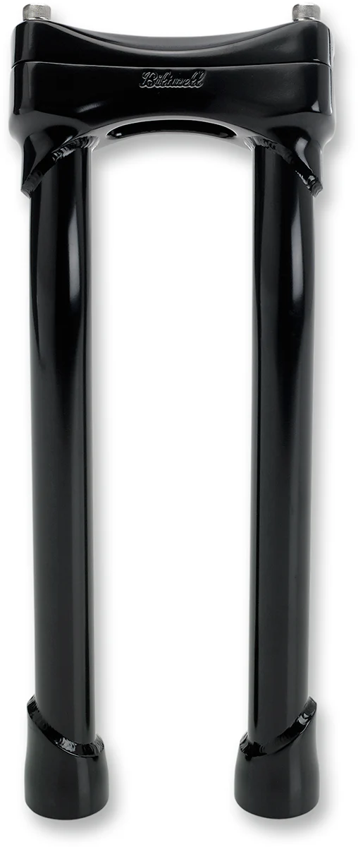 BILTWELL Murdock Handlebar Risers - Pullback - 12" - Black 6404-201-12