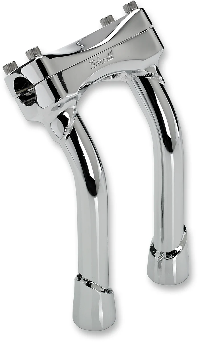 BILTWELL Murdock Handlebar Risers - Pullback - 8" - Chrome 6404-105-08 - Image 2
