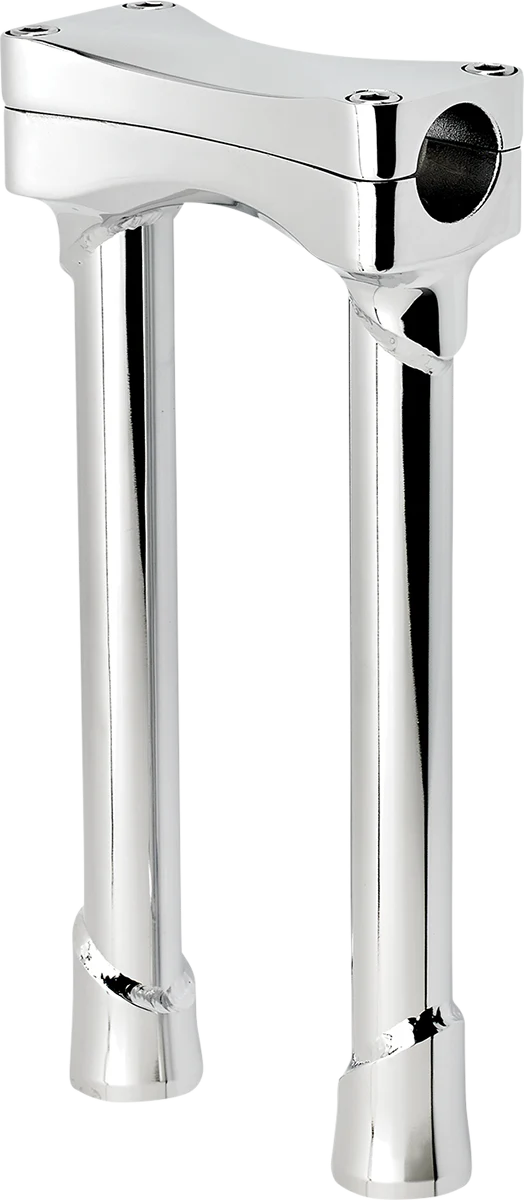 BILTWELL Murdock O/S Risers - 10" - Chrome 6413-105-10 - Image 4