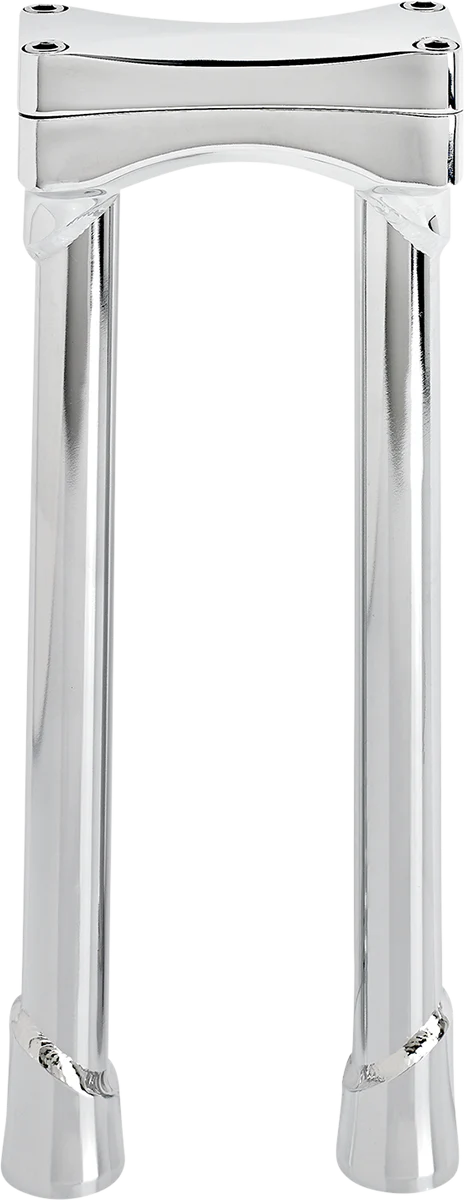BILTWELL Murdock O/S Risers - 12" - Chrome 6413-105-12 - Image 2