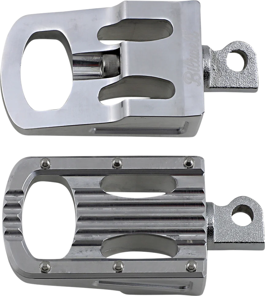 BILTWELL Punisher Foot Pegs - Classic - Polished 7005-303-01