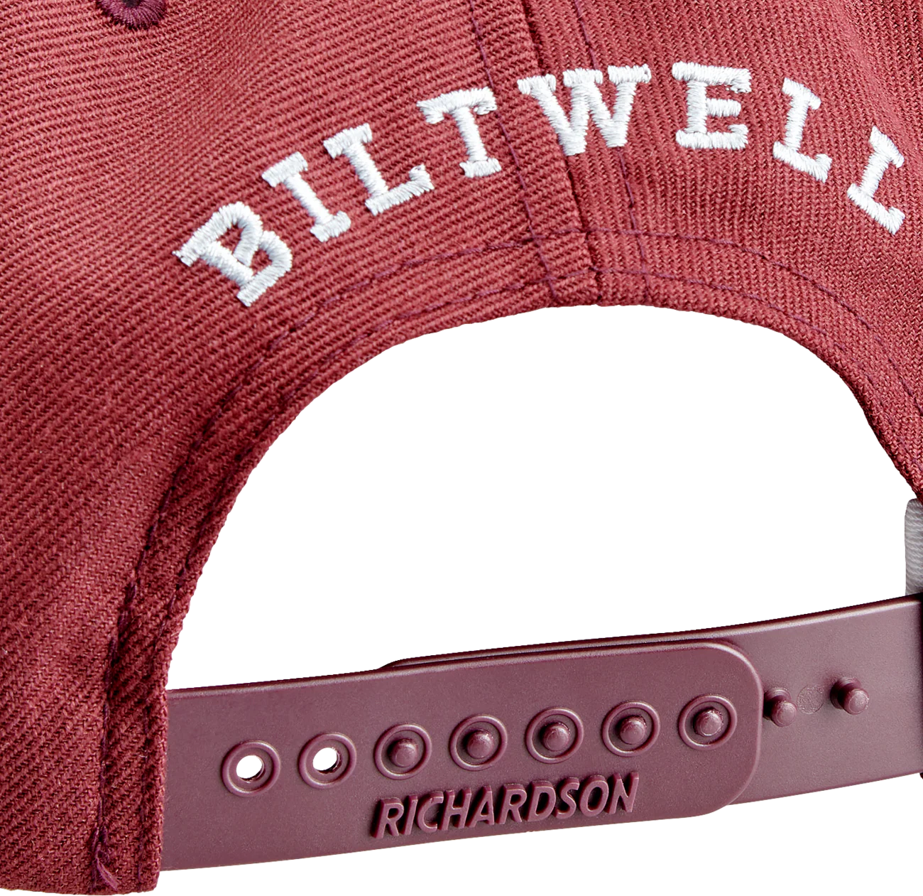 BILTWELL Script B Hat - Maroon 8002-4040-00 - Image 2