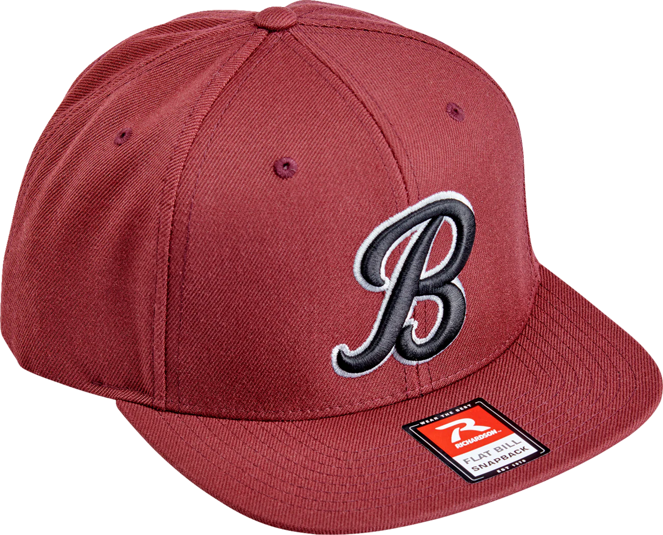 BILTWELL Script B Hat - Maroon 8002-4040-00 - Image 3
