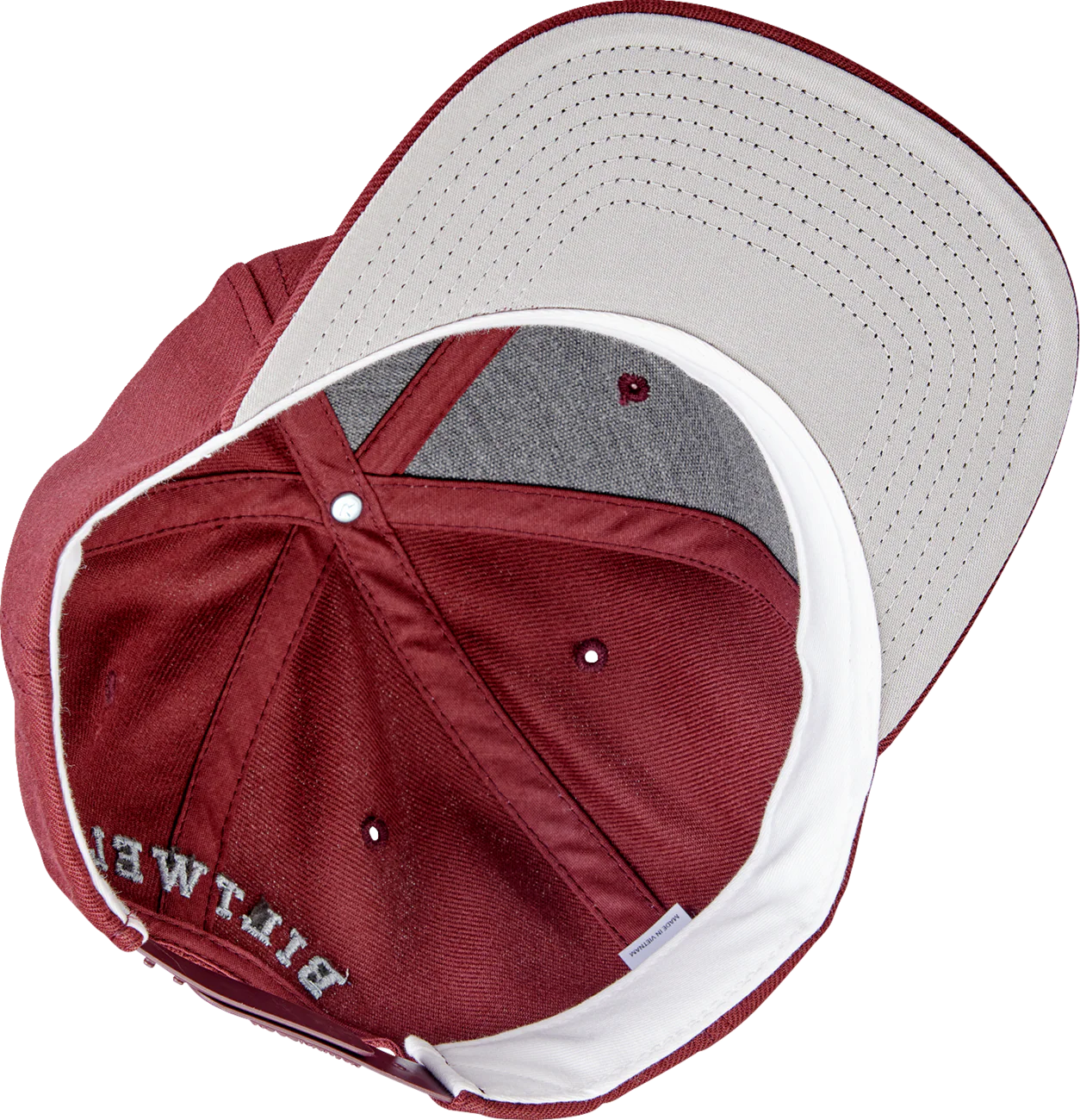 BILTWELL Script B Hat - Maroon 8002-4040-00 - Image 5
