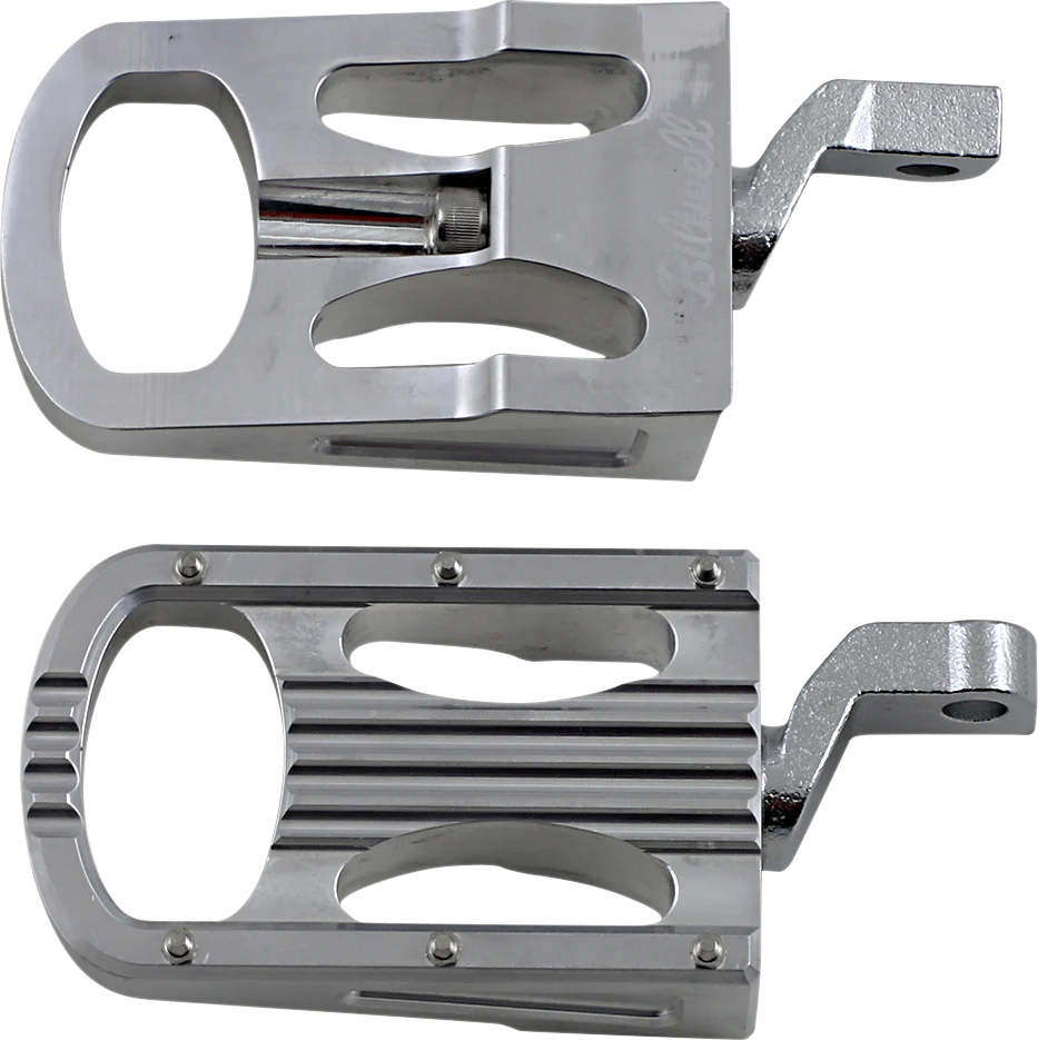 BILTWELL XL Step Foot Pegs - Polished 7006-303-02