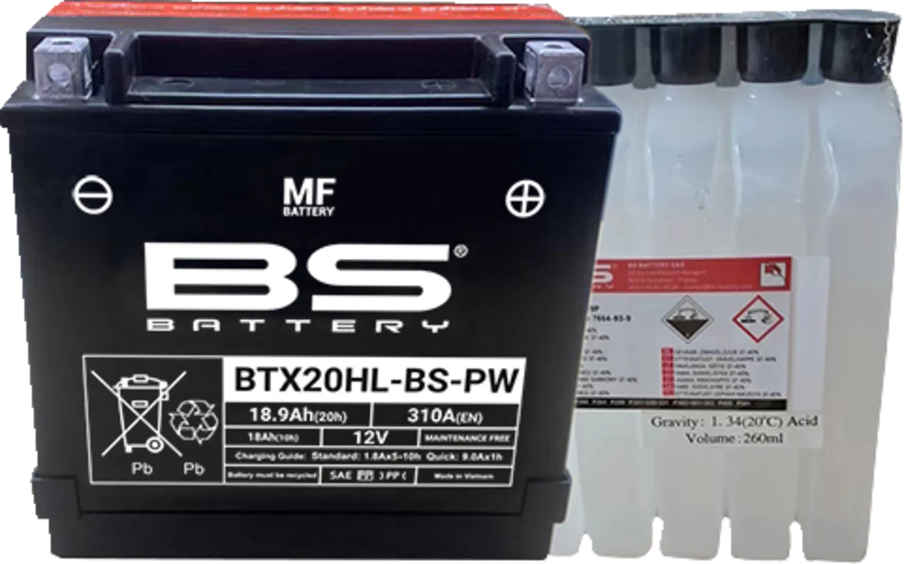 BS BATTERY Battery - BTX20HL-BS-PW (YTX) 300821