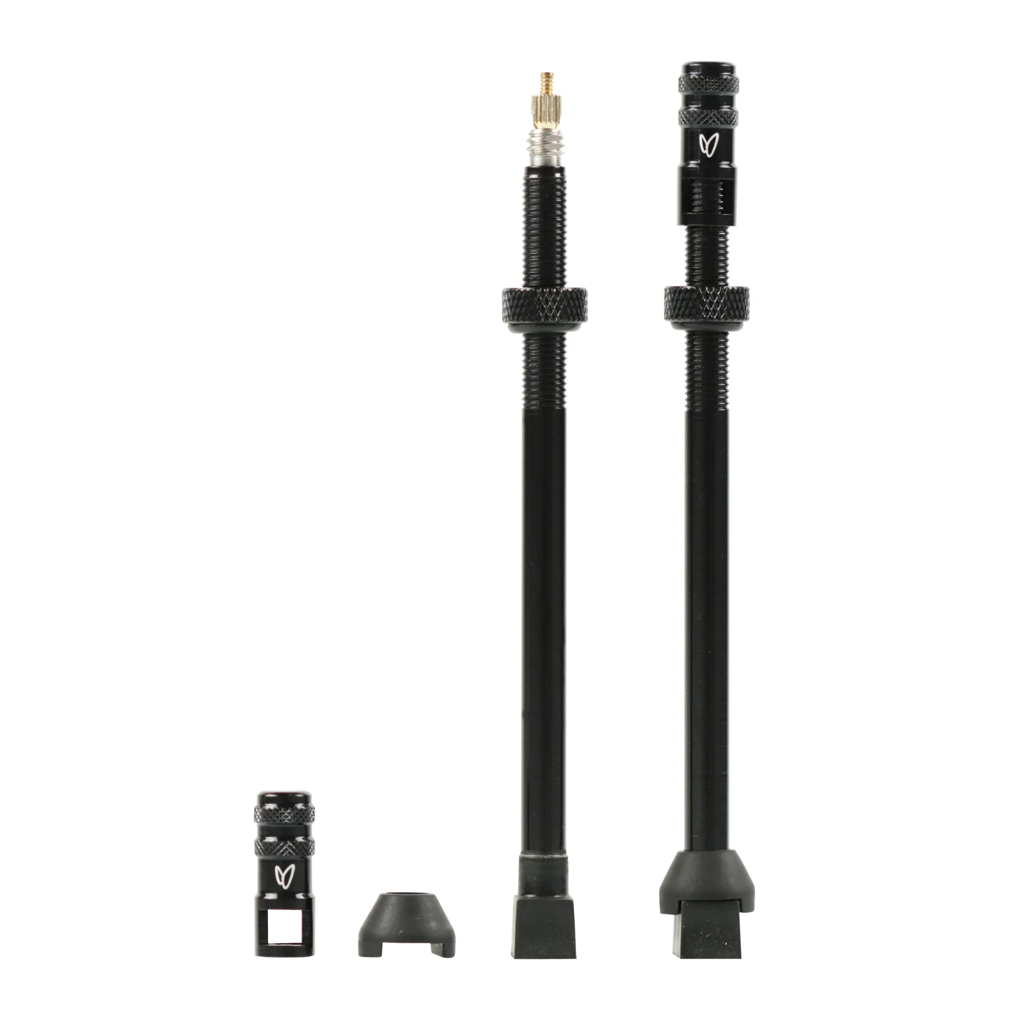 Caffélatex Tubeless Valve Pair Black RVC and Key - Image 2