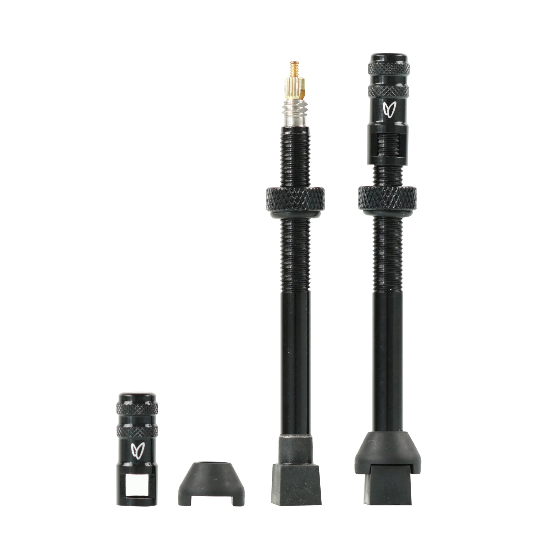 Caffélatex Tubeless Valve Pair Black RVC and Key - Image 3