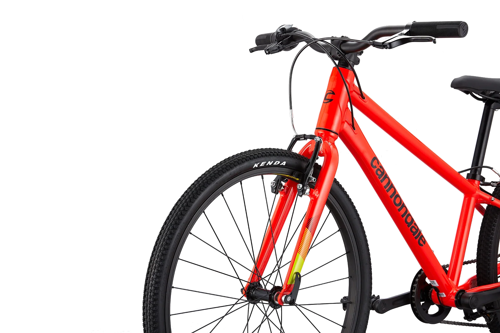 Cannondale - 2021 Kids Quick Orange 24'' - Acid Red - Image 3