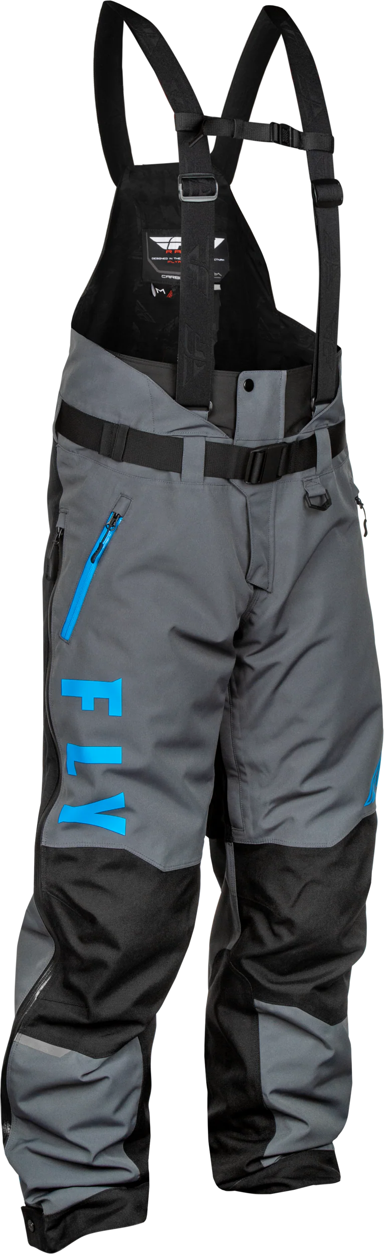 Carbon Bib Grey/Blue 2x