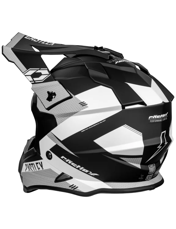 Castle CX Mode MX Helmet Corsa Matte White Large - Image 3