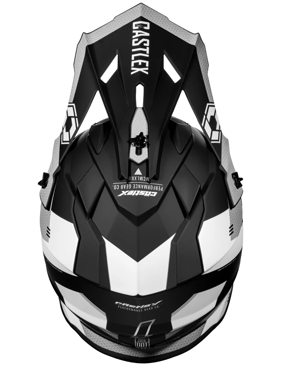 Castle CX Mode MX Helmet Corsa Matte White Large - Image 4