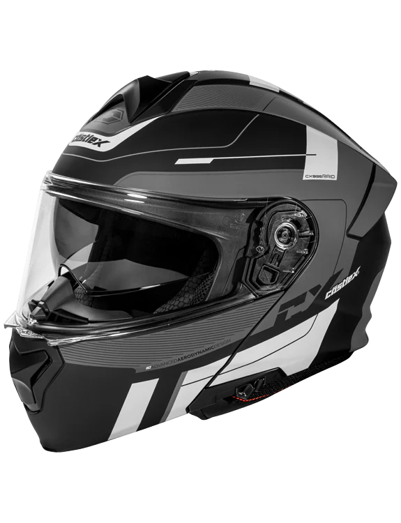 Castle CX935 Helmet Raid Matte Charcoal/Silver Large