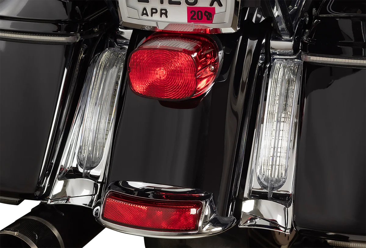 CIRO Filler Panel Light - Clear Lens - Red LEDs - Chrome 40048