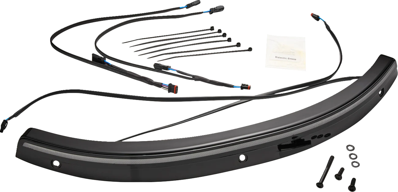 CIRO Solaire LED Windshield Trim - Black 12001