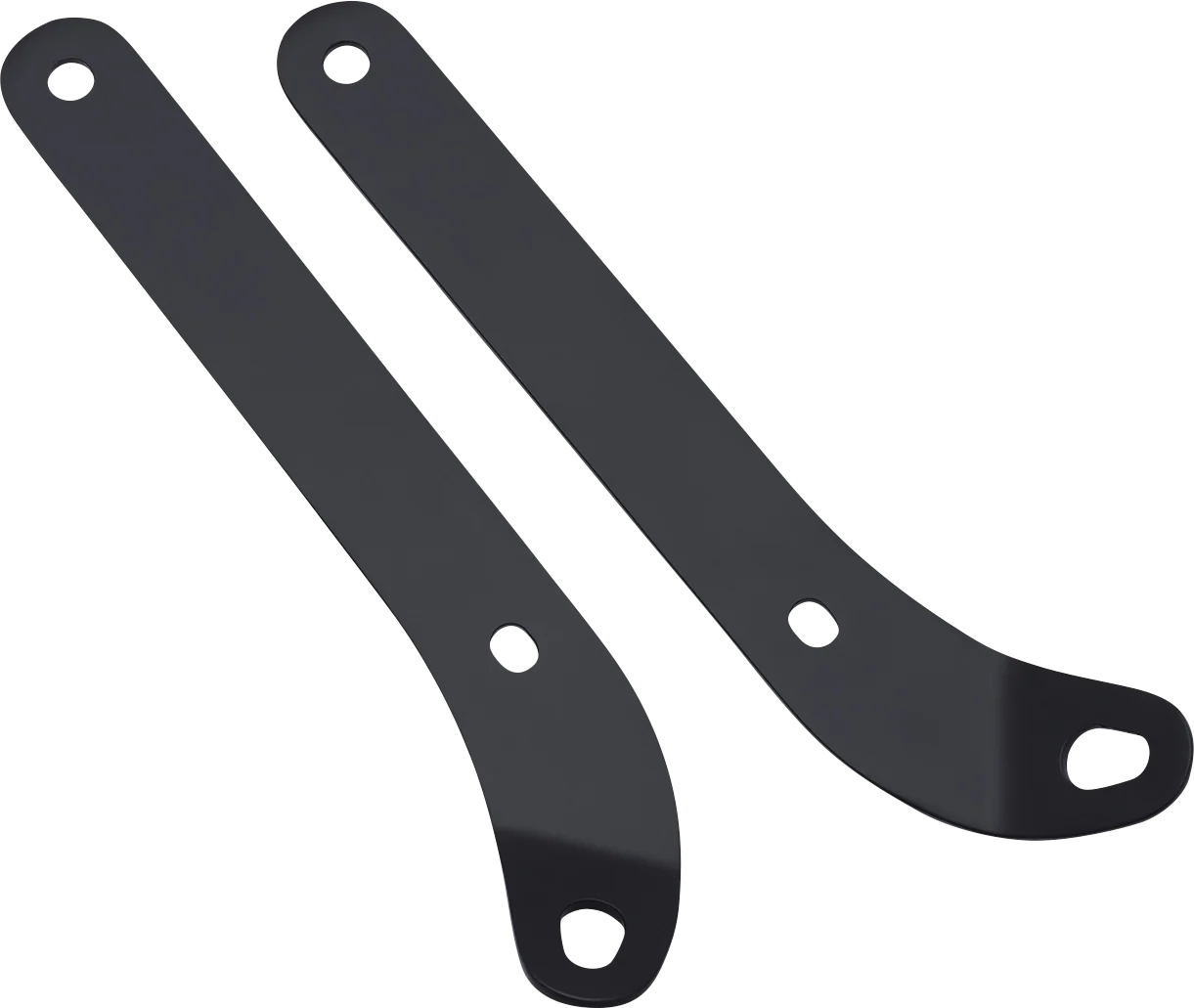 Ciro Tie-Down Brackets - Black 66101