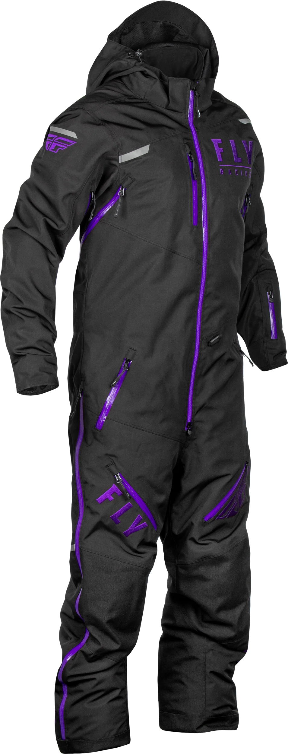 Fly Racing - Cobalt Shell Monosuit Black/Purple Sm