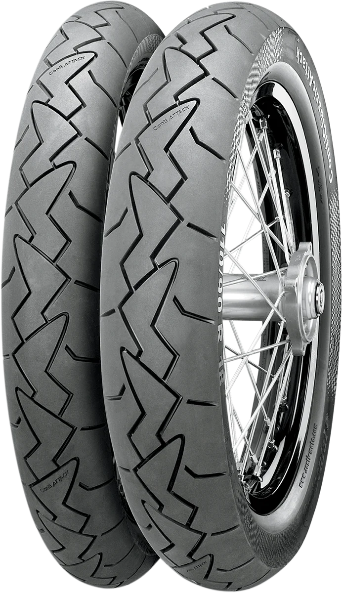 CONTINENTAL Tire - ClassicAttack - Rear - 120/90R18 - 65V 02443020000 - Image 2