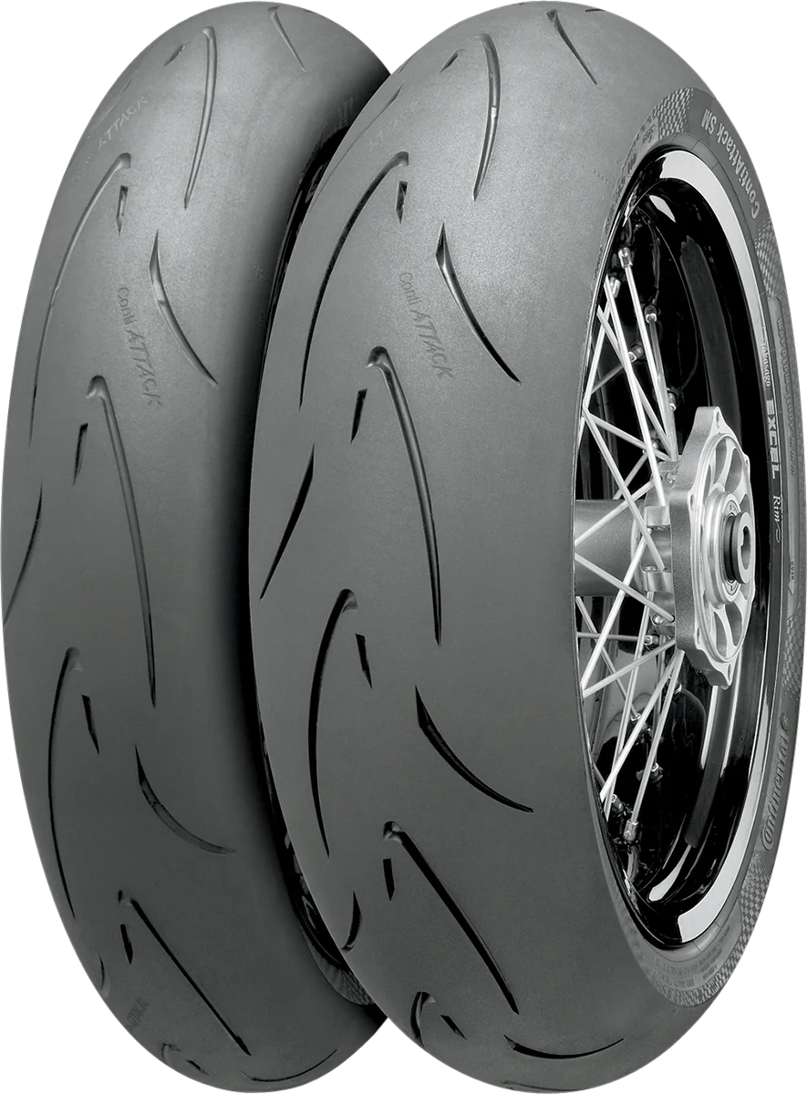 CONTINENTAL Tire - ContiSportAttack 2 - Front - 120/70ZR17 - (58W) 02440060000