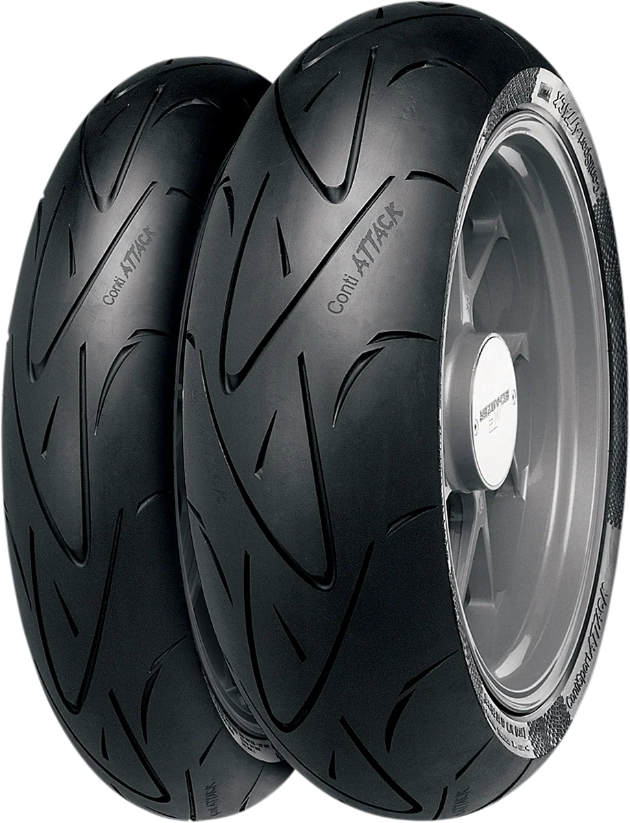CONTINENTAL Tire - ContiSportAttack - Rear - 190/55ZR17 - (75W) 02443950000
