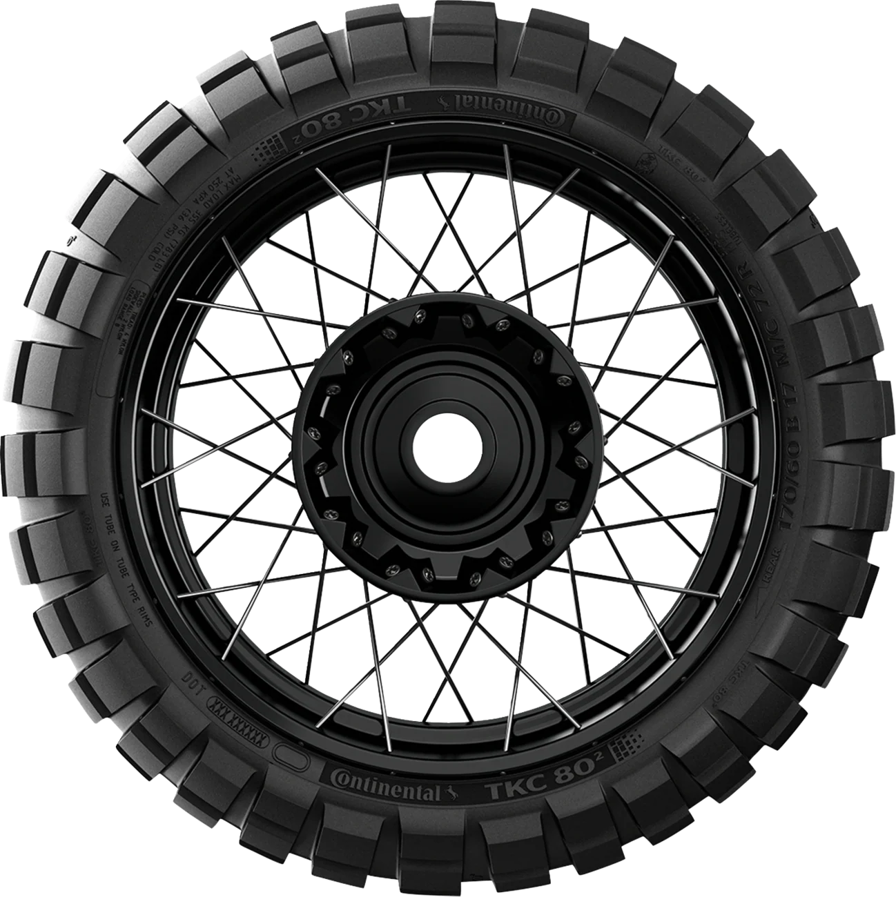 CONTINENTAL Tire - TKC 80² - Front - 110/80B19 - 59R 02405980000 - Image 2