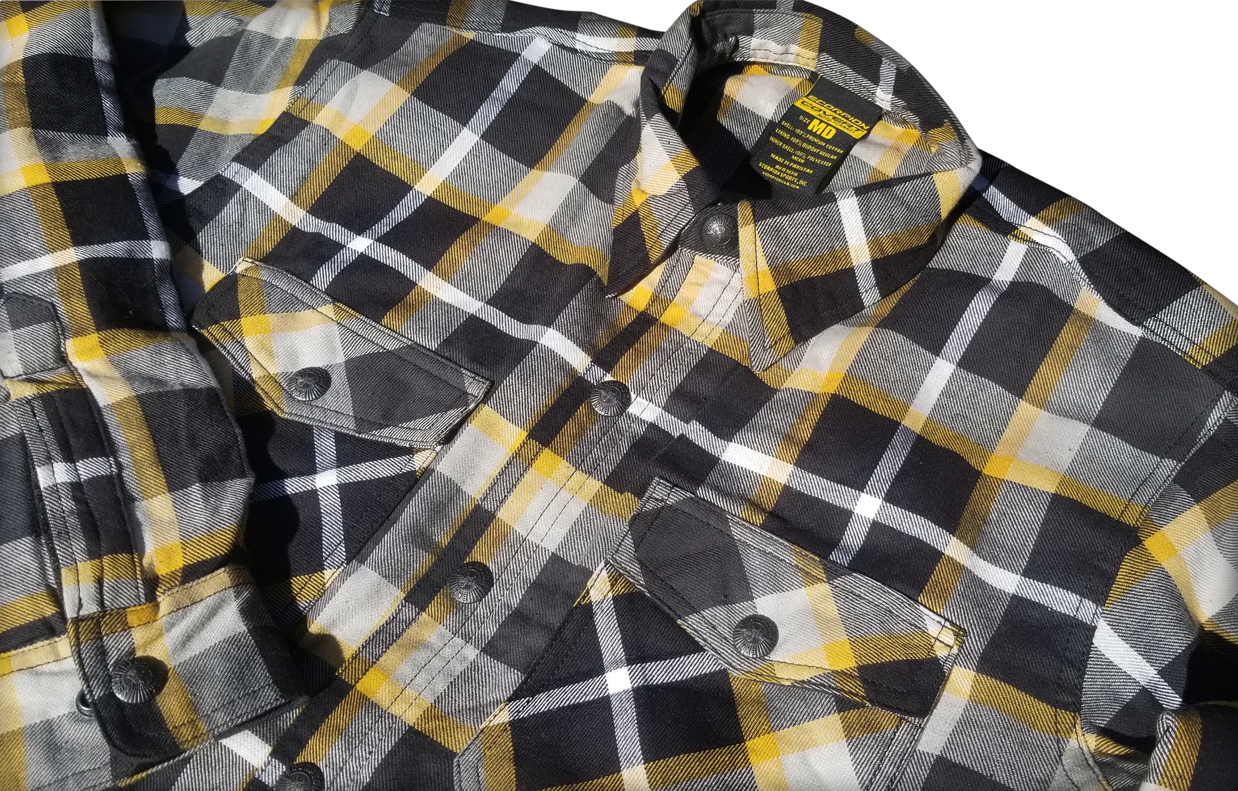 Scorpion - Covert Flannel White/Yellow 2x - Image 3