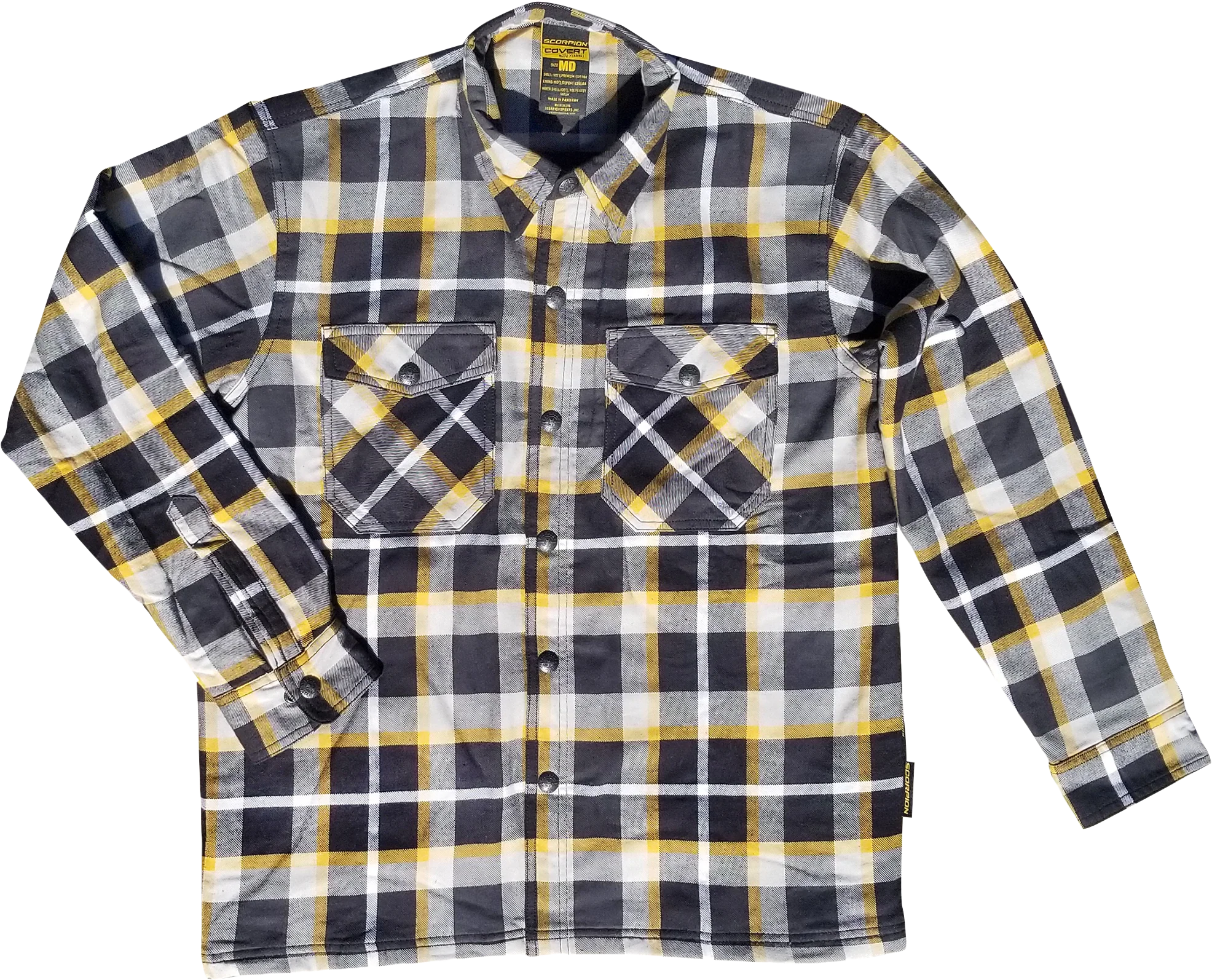 Scorpion - Covert Flannel White/Yellow Md