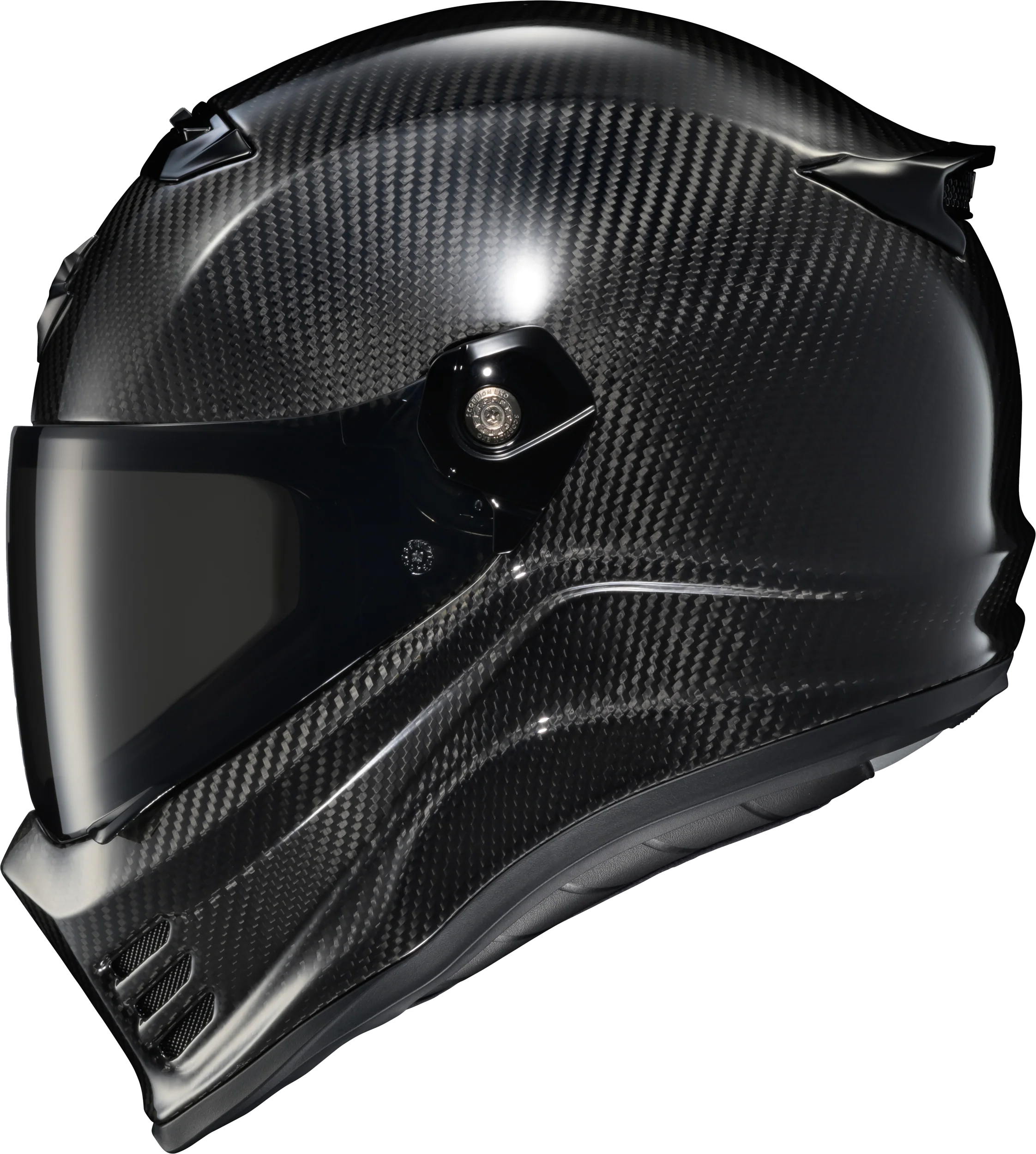 Scorpion - Covert Fx Carbon Full Face Helmet Gloss Black Lg