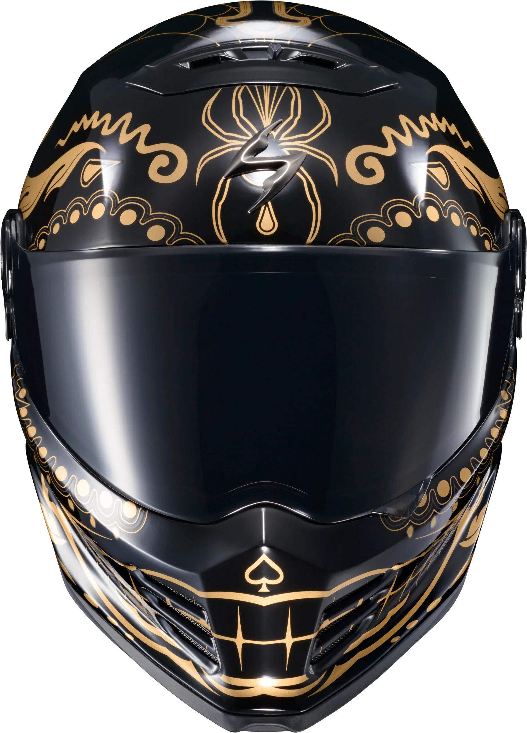 Scorpion - Covert Fx Full Face Helmet El Malo Gold/Gloss Black Xl - Image 4