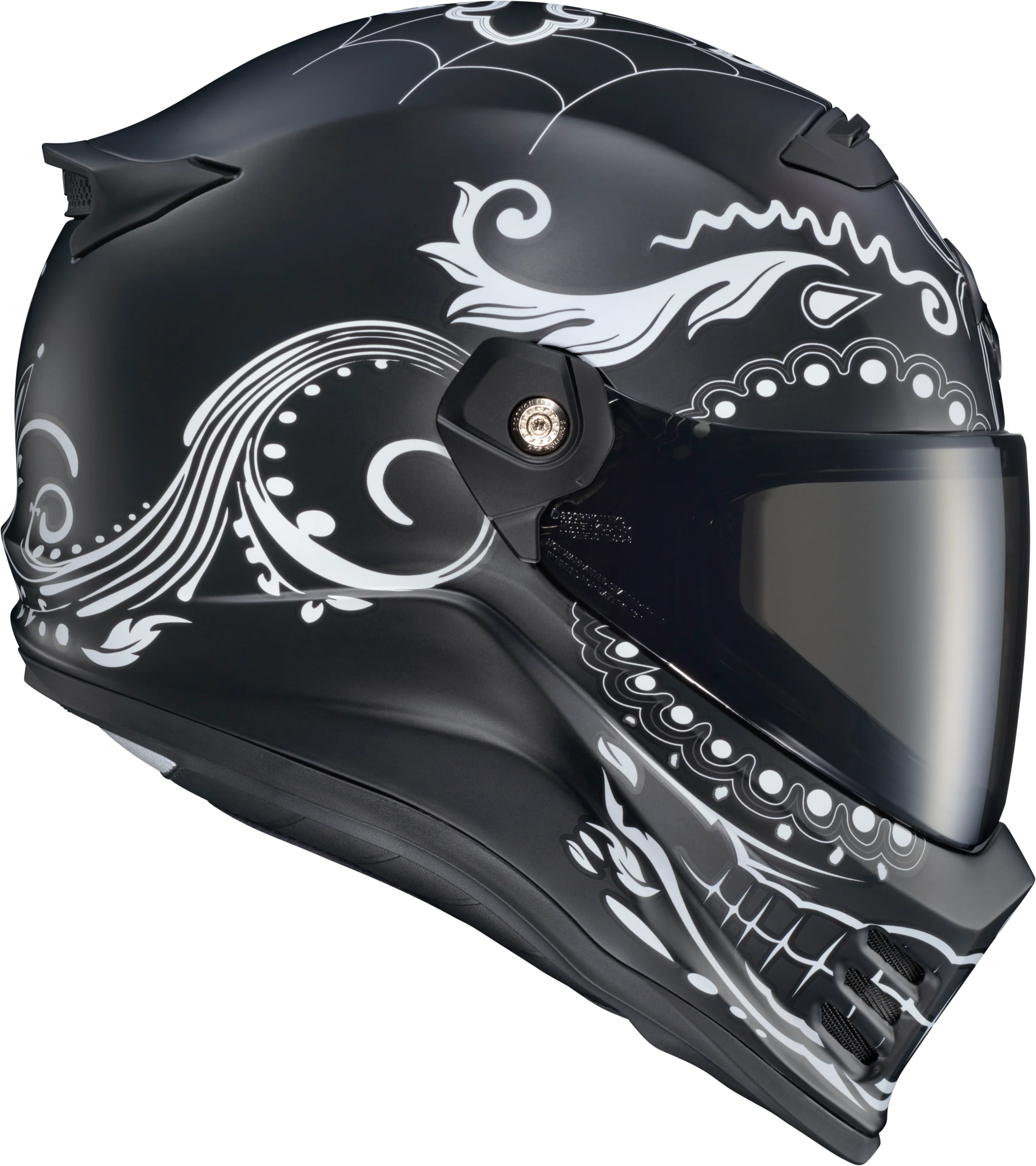 Scorpion - Covert Fx Full Face Helmet El Malo White/Matte Black Lg - Image 2