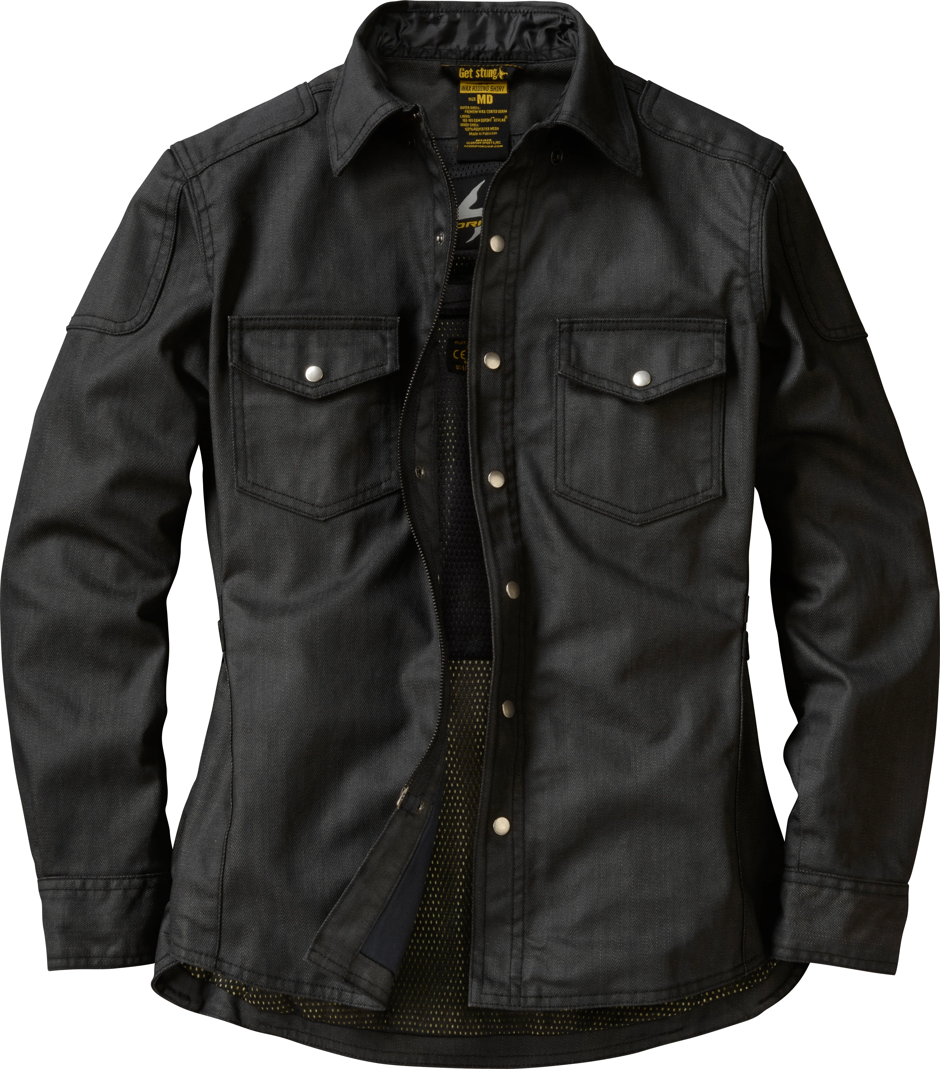 Scorpion - Covert Womens Wax Riding Shirt Black Xs