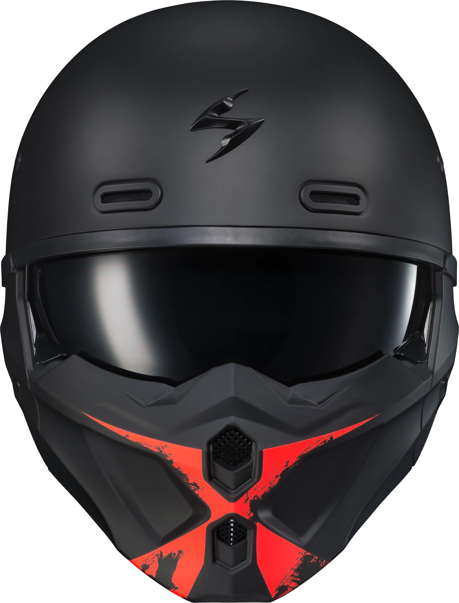 Scorpion - Covert X Face Mask Ray Matte Red - Image 2