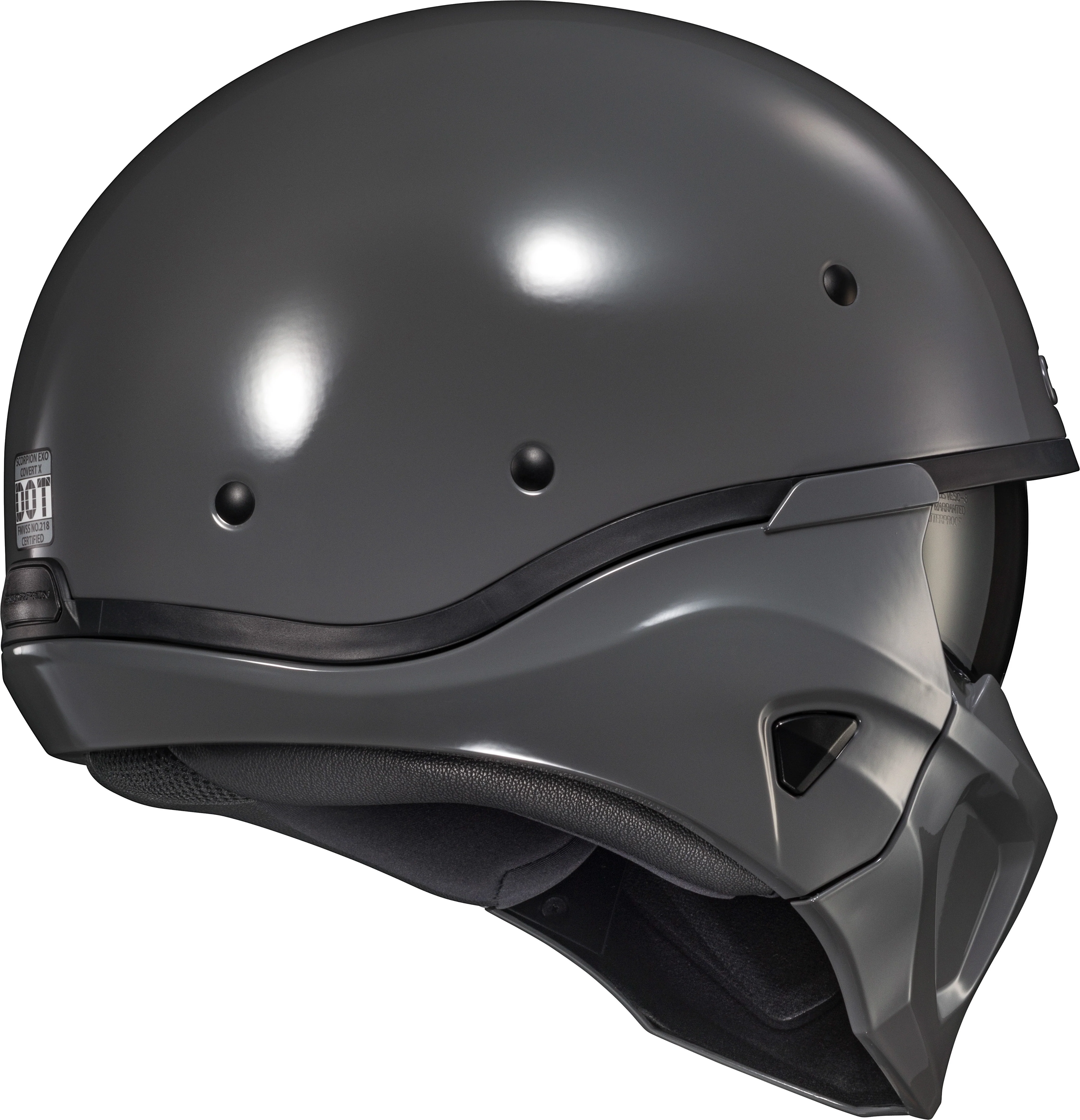 Scorpion - Covert X Open Face Helmet Cement Grey Sm - Image 2