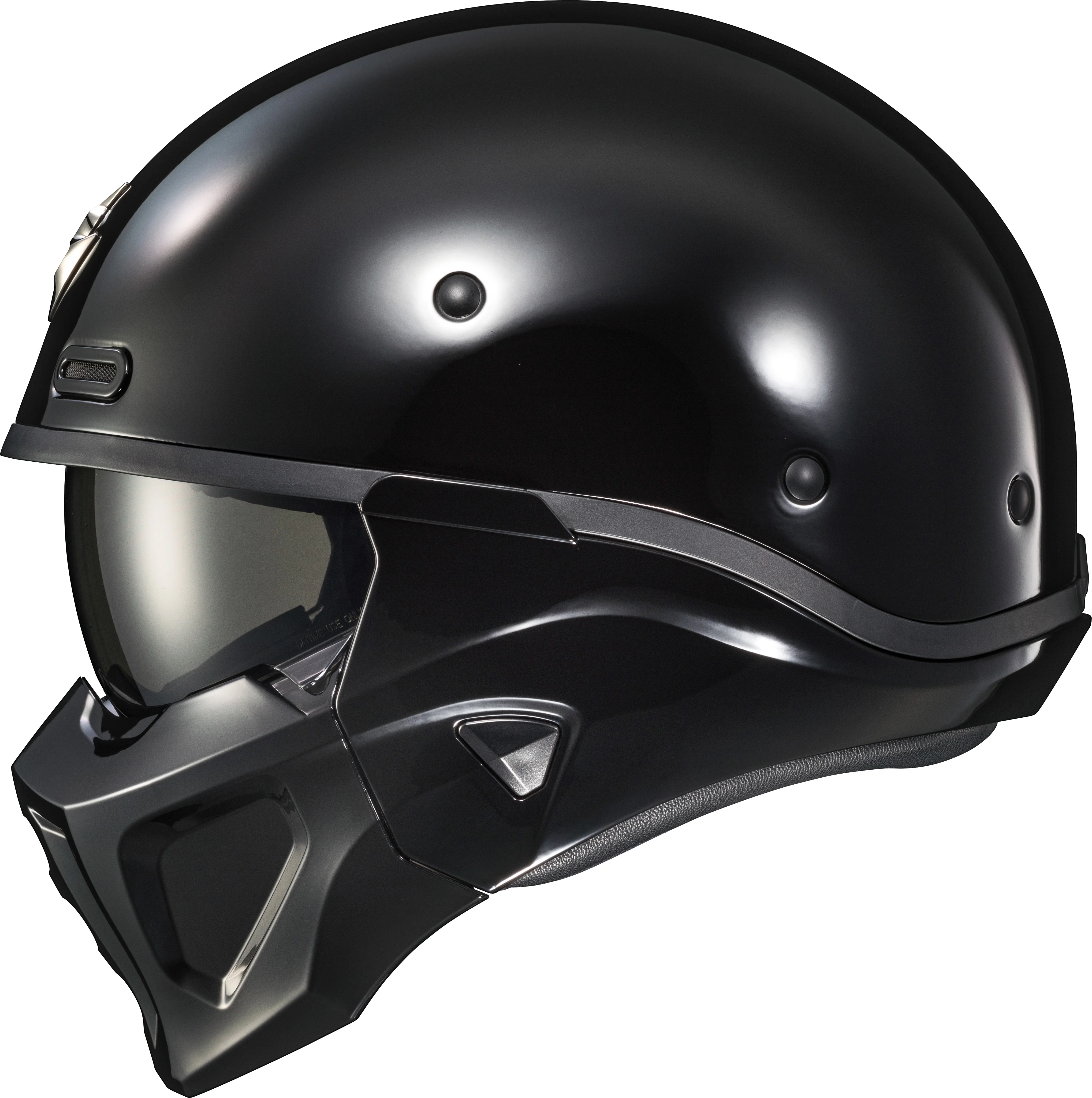Scorpion - Covert X Open Face Helmet Gloss Black Md