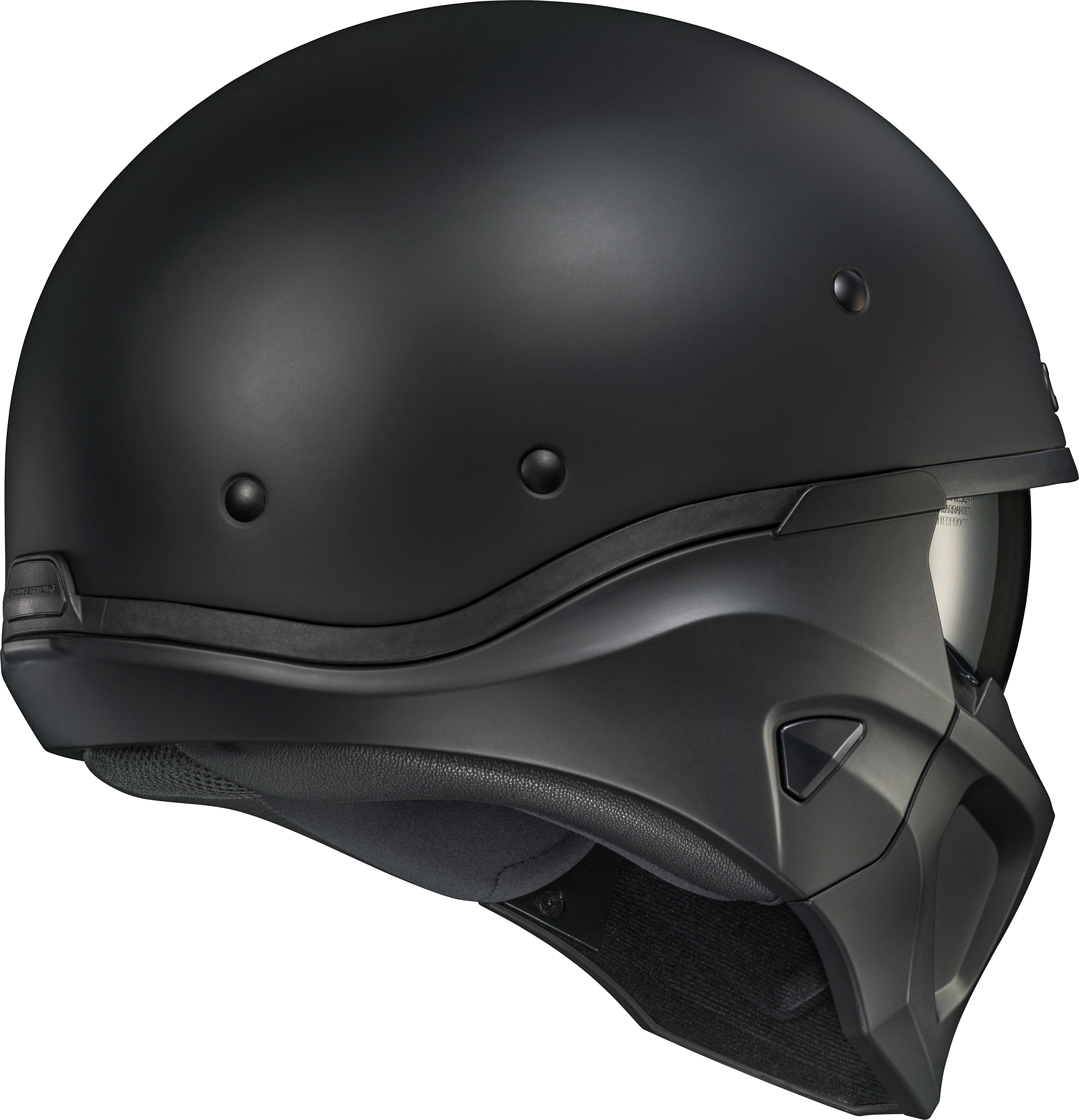 Scorpion - Covert X Open Face Helmet Matte Black 2x - Image 2