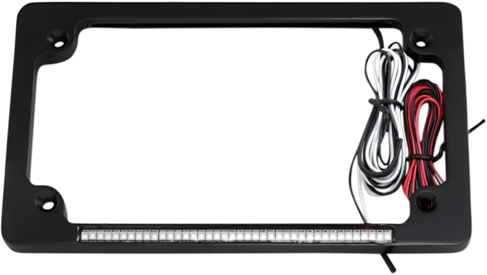 Custom Dynamics Dual License Plate Frame - Black TF02-B - Image 2