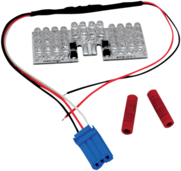 Custom Dynamics LED Fender Tip Boards - Red Dual-Intensity GEN-FT-R-D