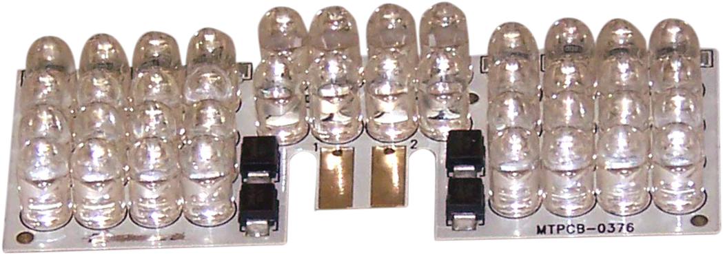 Custom Dynamics LED Fender Tip Boards - Red GEN-FT-R-RUN