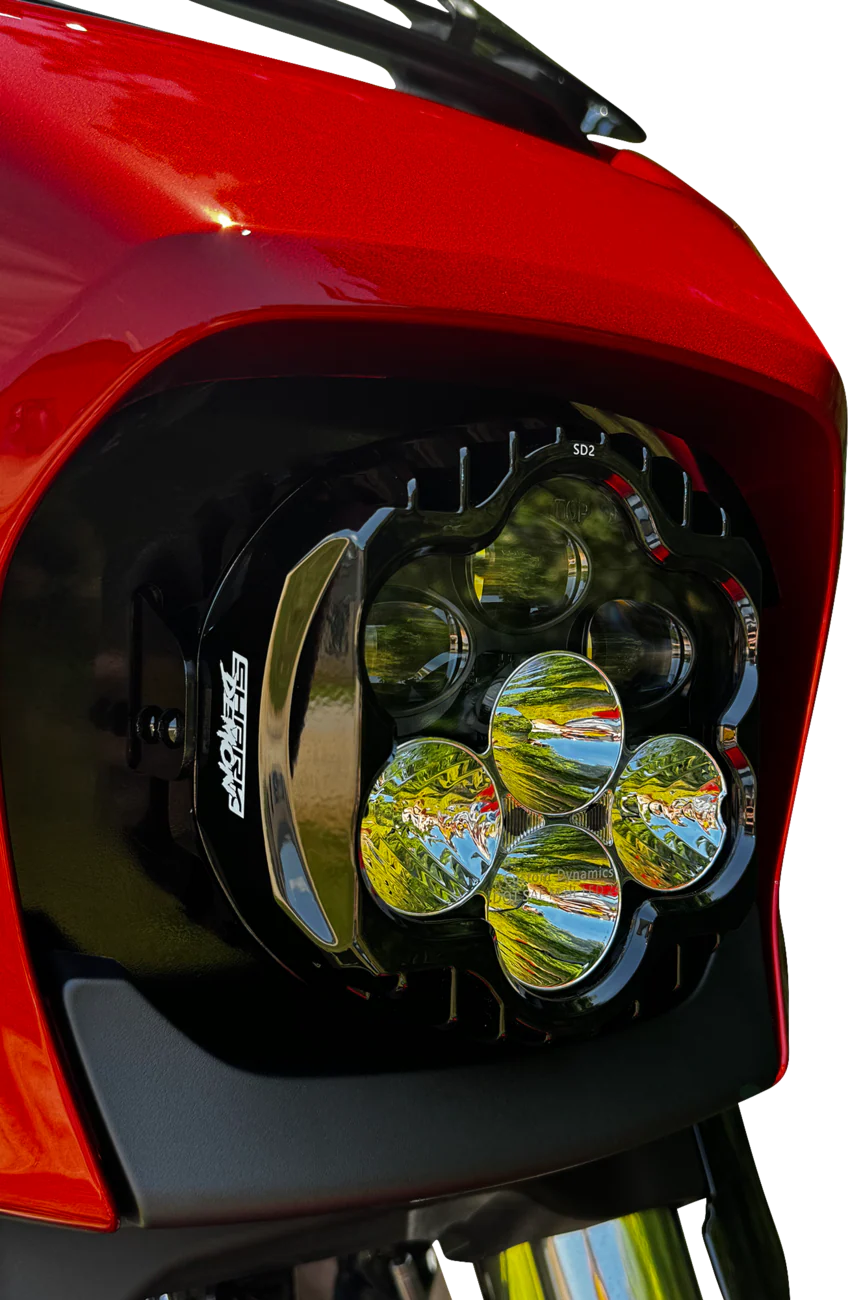 CUSTOM DYNAMICS LED Headlight - Shark Demon? - FLHX/SE SD2-23BAT-W