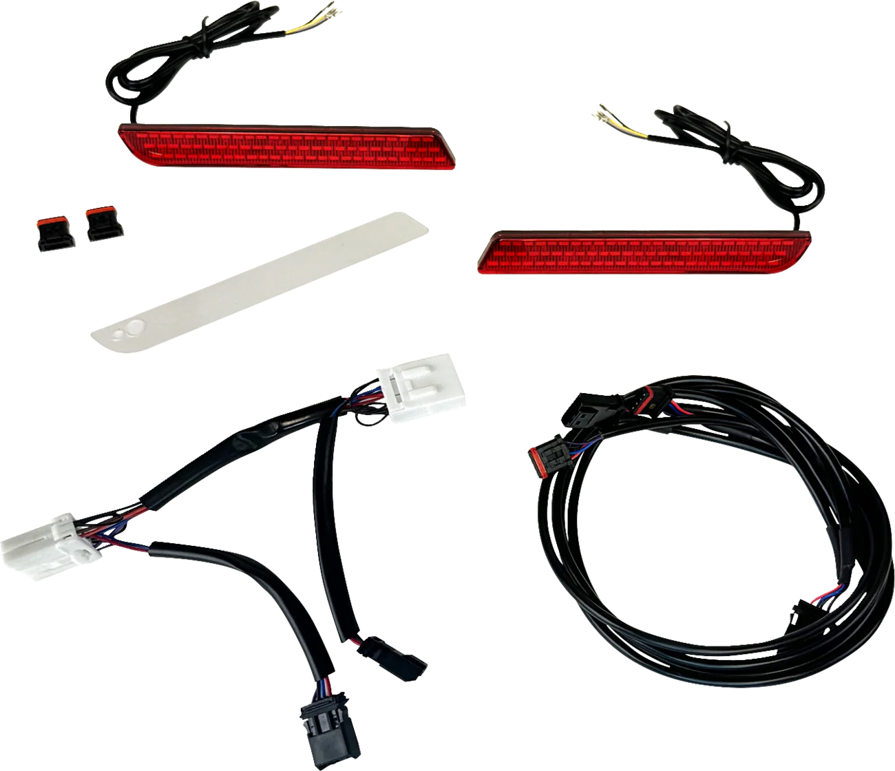 CUSTOM DYNAMICS LED Reflector Light - Fender - Red CD-TKE-REF-13-R