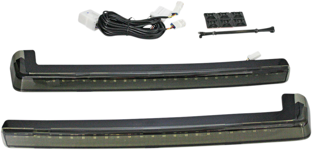 Custom Dynamics LED Run/Brake Tour-Pak? Arms - Smoke Lens - '06-'13 PB-TP-ARM-13S