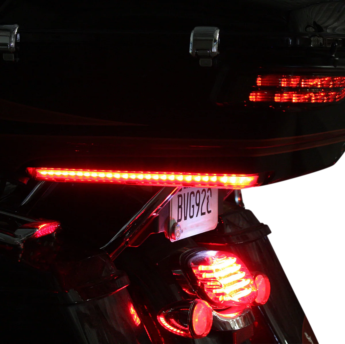 Custom Dynamics LED Run/Brake Tour-Pak? Arms - Smoke Lens - '06-'13 PB-TP-ARM-13S - Image 2