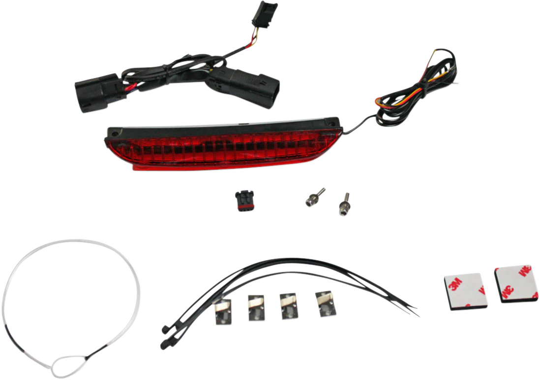 Custom Dynamics Luggage Rack Light Bar - Red CD-LR-05-R